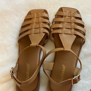 Women's Brown Strappy Sandals